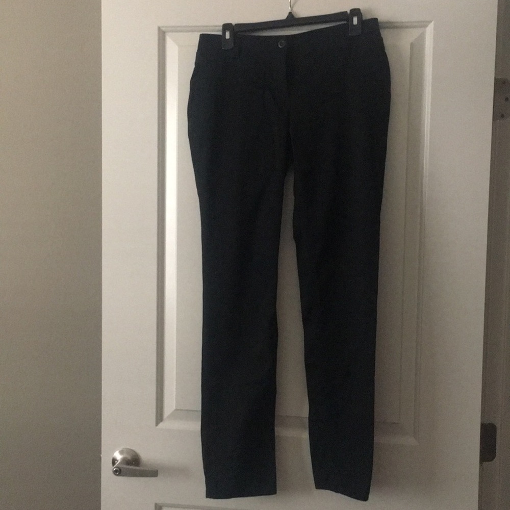Black Skinny Chino Pants
